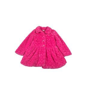 Juicy‎ Couture Girl Hot Pink Fuzzy Peplum Jacket 12